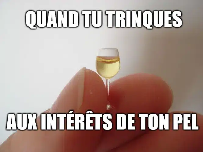 Quand tu trinques aux intérêts de ton PEL.