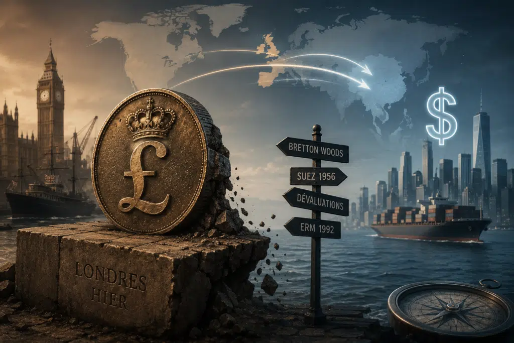Une couronne britannique déclinante se détache d’une livre sterling toujours solide, tandis que les flux financiers mondiaux se déplacent vers d’autres centres.