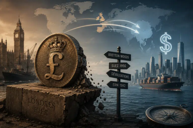 Une couronne britannique déclinante se détache d’une livre sterling toujours solide, tandis que les flux financiers mondiaux se déplacent vers d’autres centres.